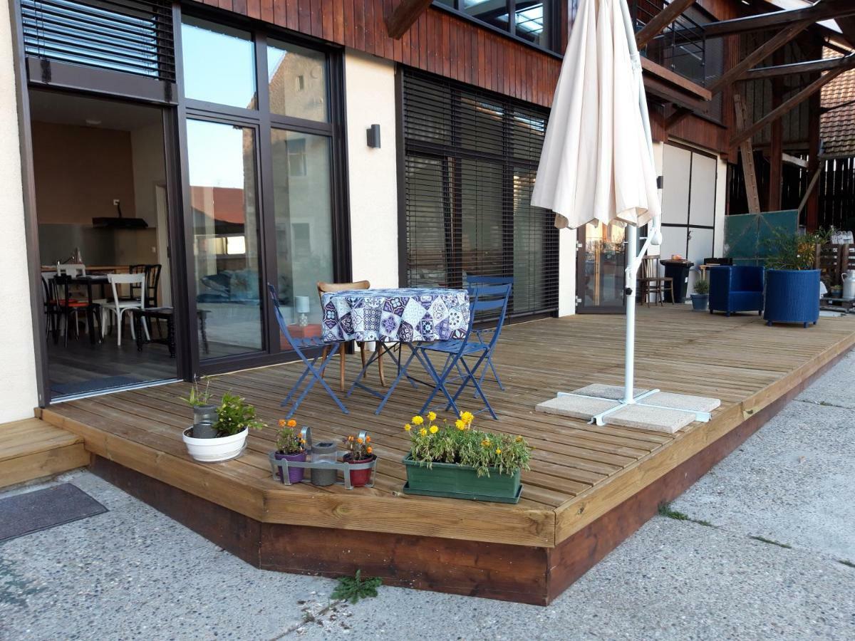 Gîte De La Ferme Gundolsheim Buitenkant foto